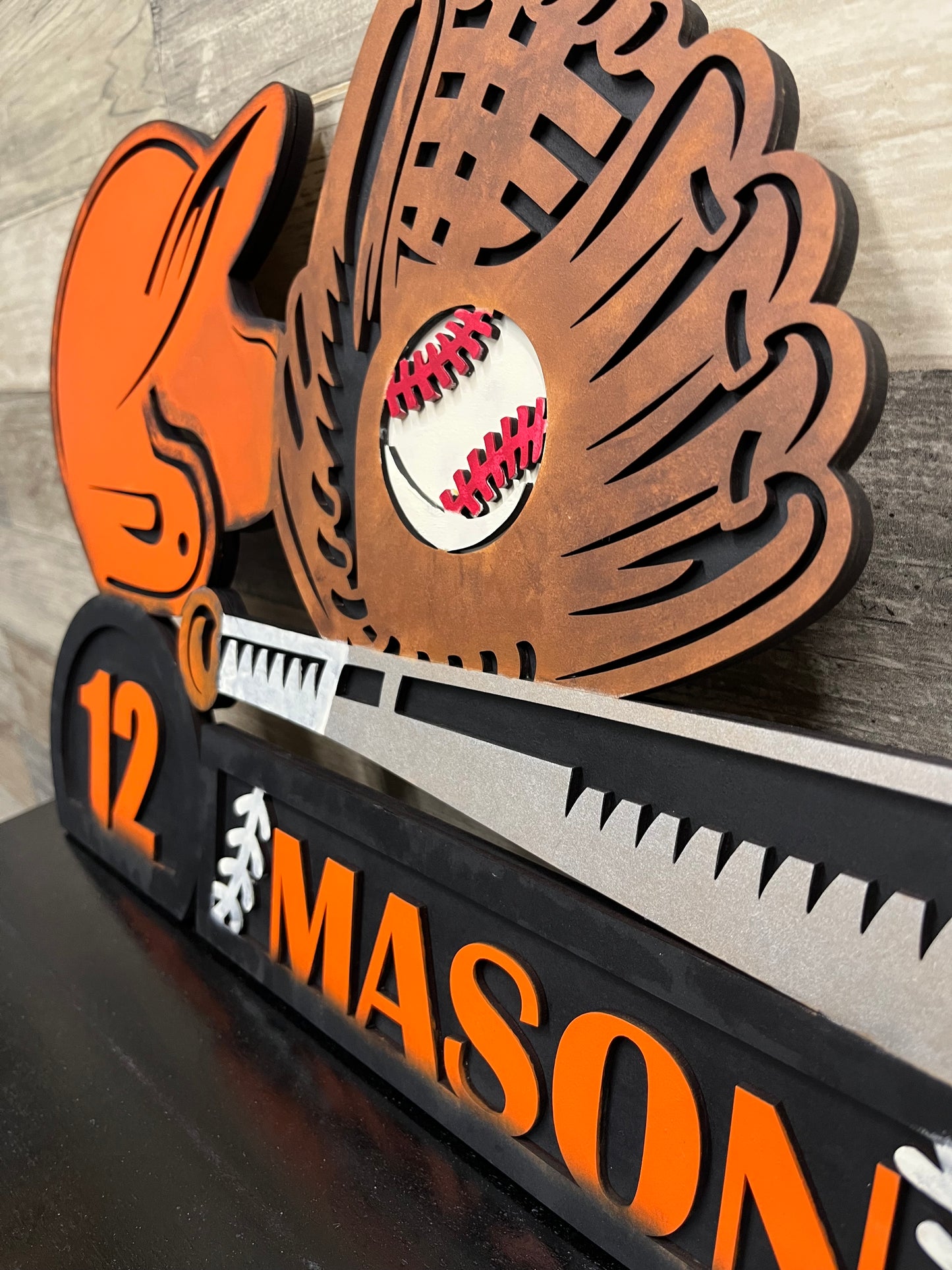 Customized Baseball Sign