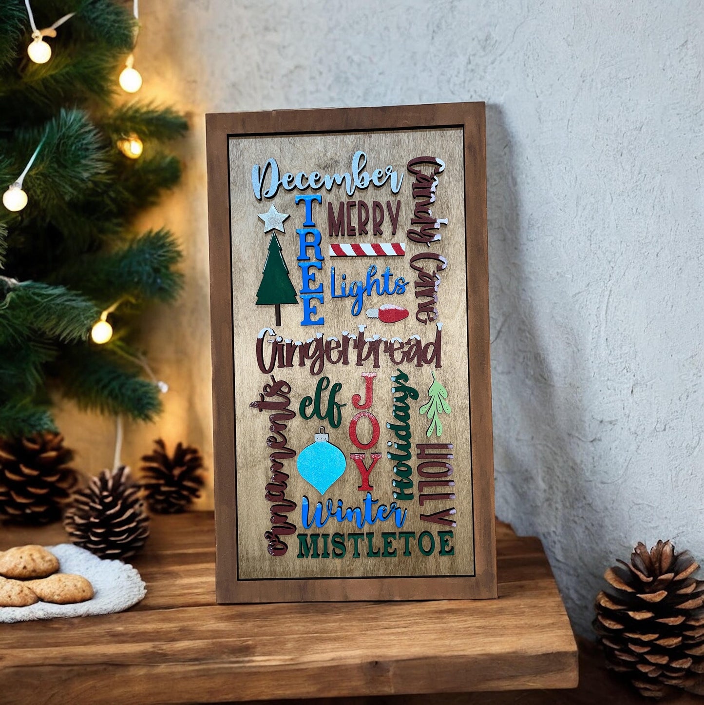 Christmas Subway Art