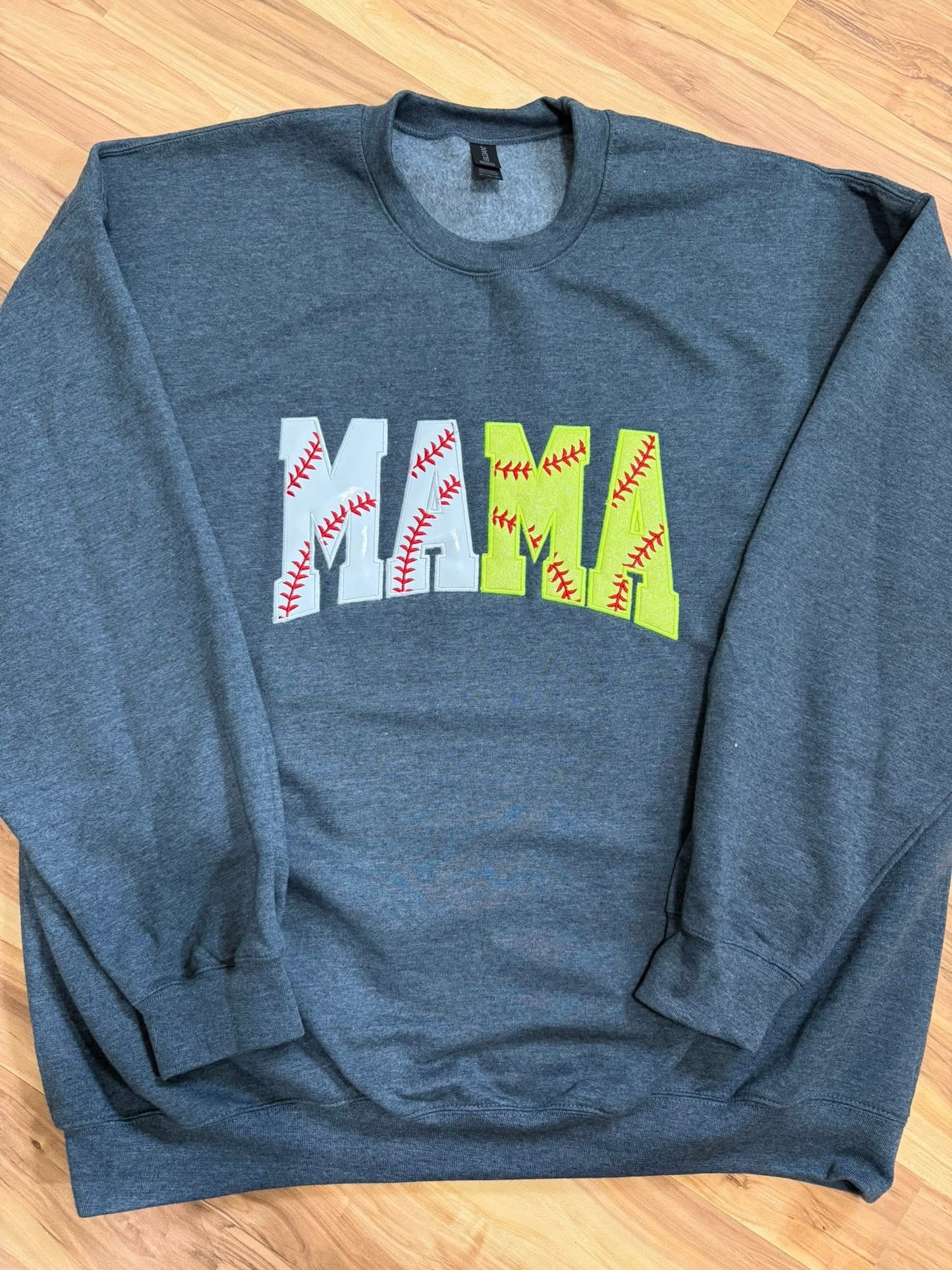 Baseball/Softball Mama Crewneck or T-Shirt