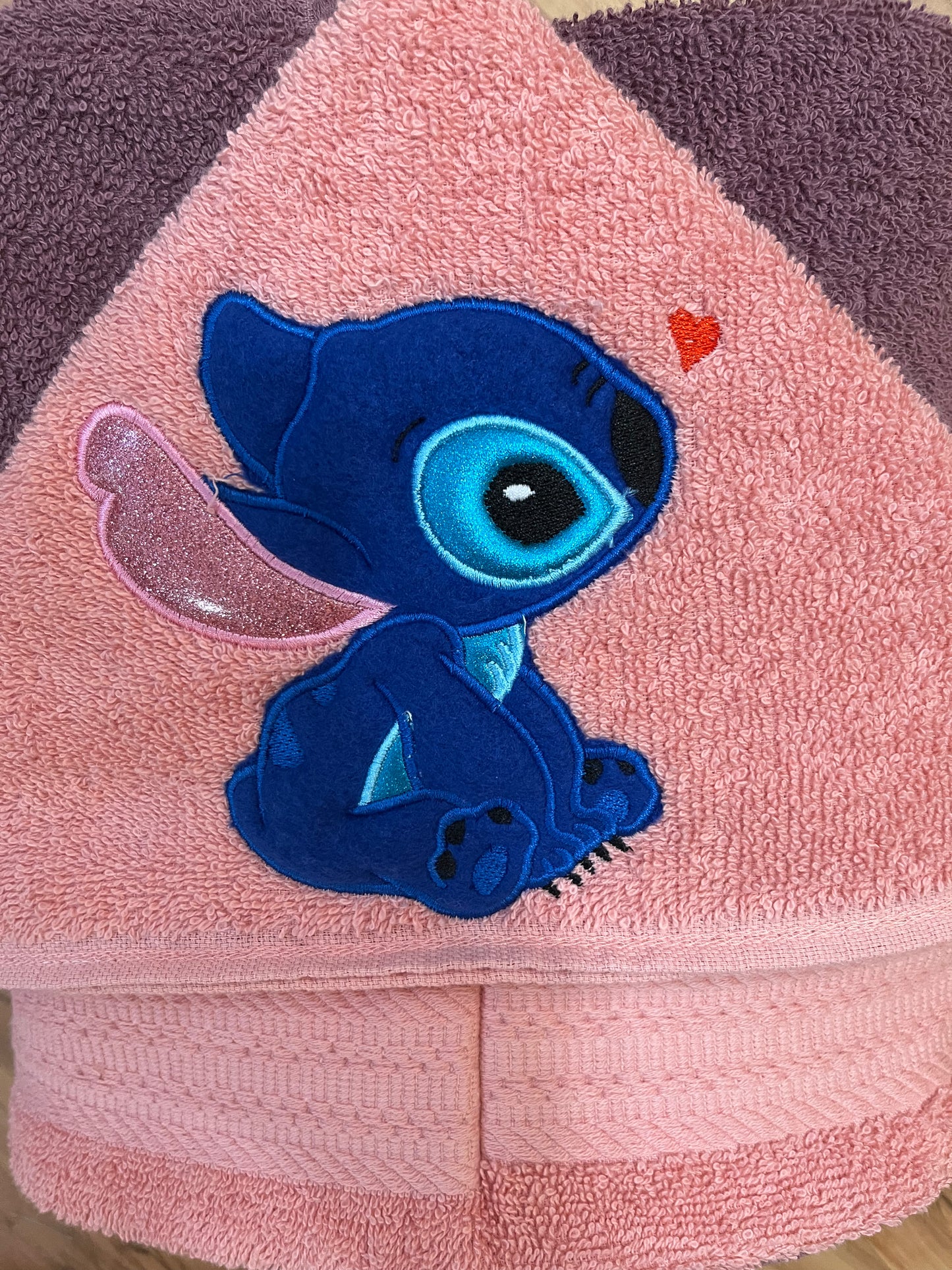 Blue Alien Hooded Towel for Children
