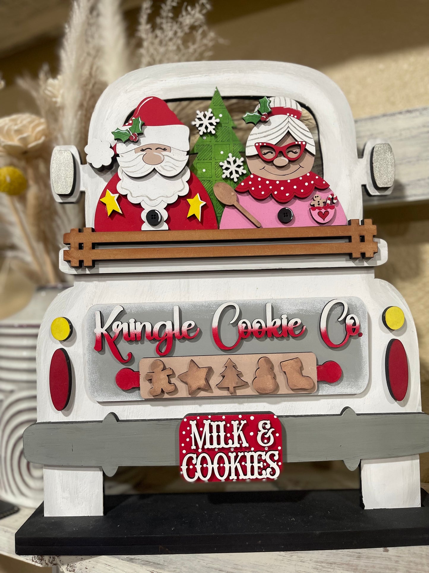 Interchangeable Truck Insert Santa Claus and Mrs. Claus (INSERT ONLY!)