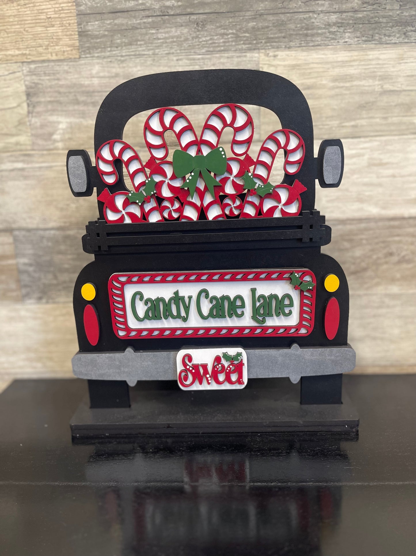 Interchangeable Truck Insert Candy Cane Lane (INSERT ONLY!)