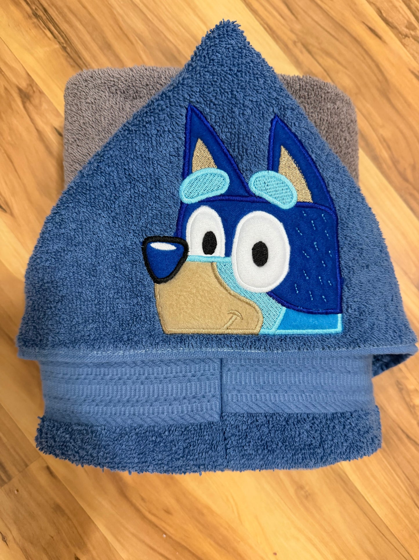 Blue Heeler Hooded Towel for Children