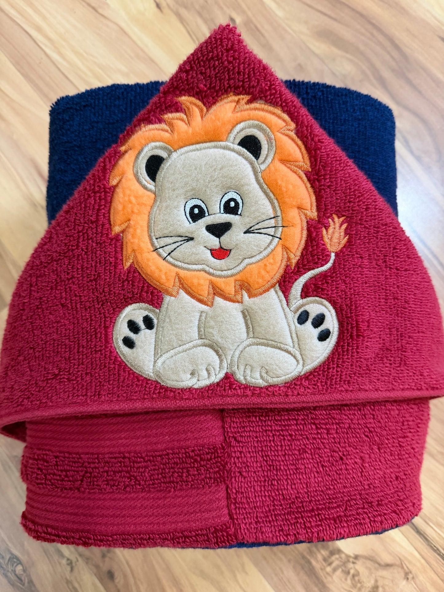 Lion Hooded Towel for Children