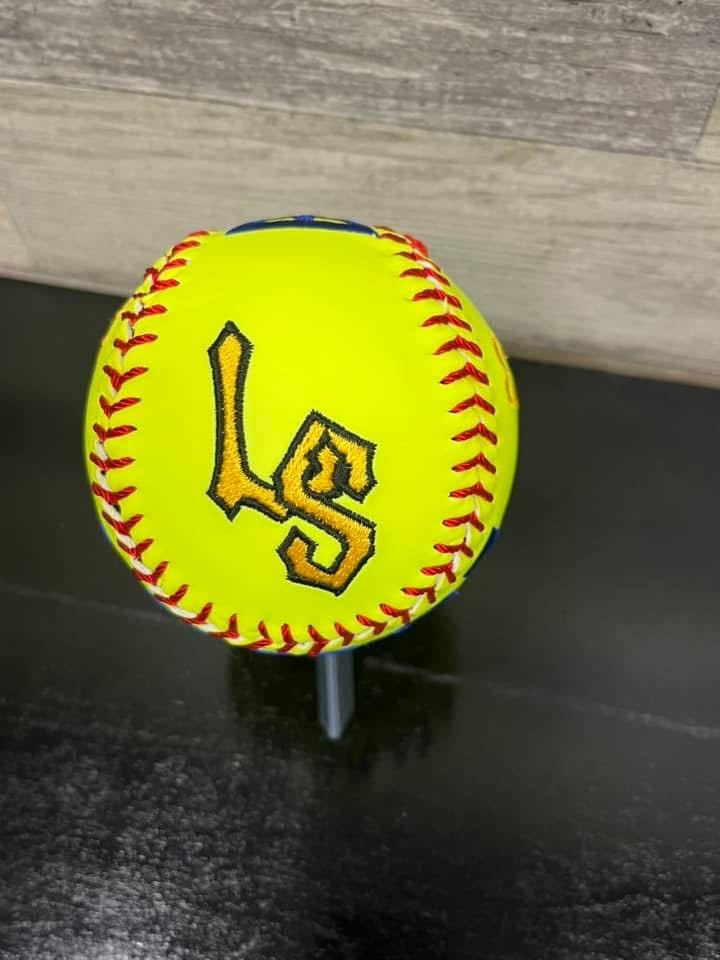 Custom Embroidered Softball