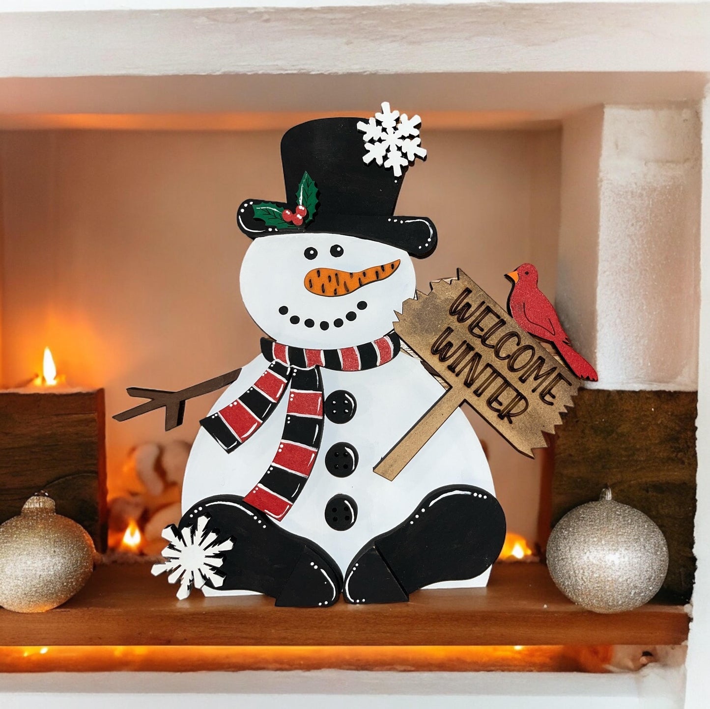 Snowman Shelf Sitter