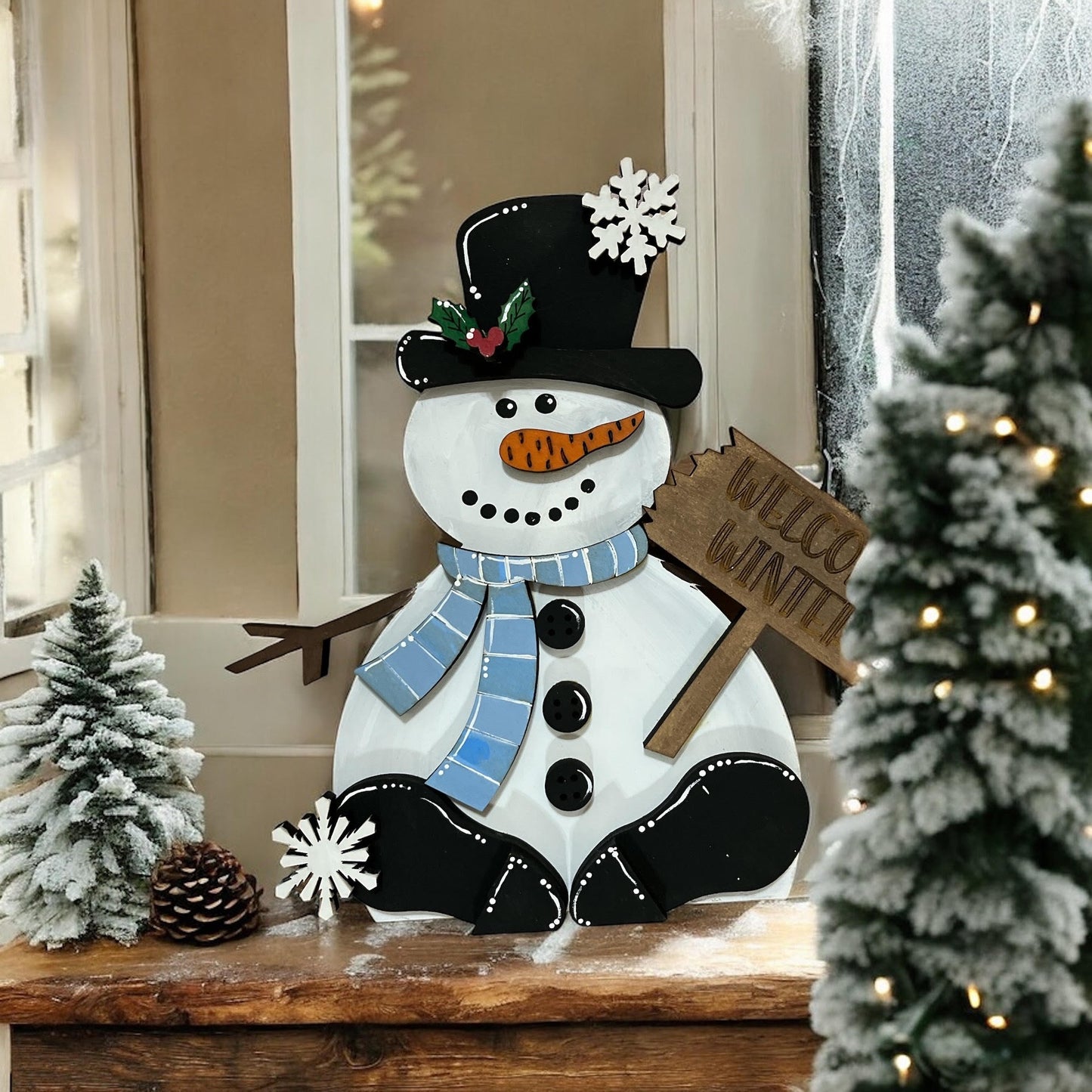 Snowman Shelf Sitter