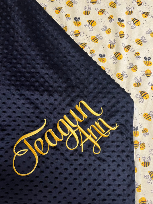 Custom Order for Linda Personalized Baby Blanket