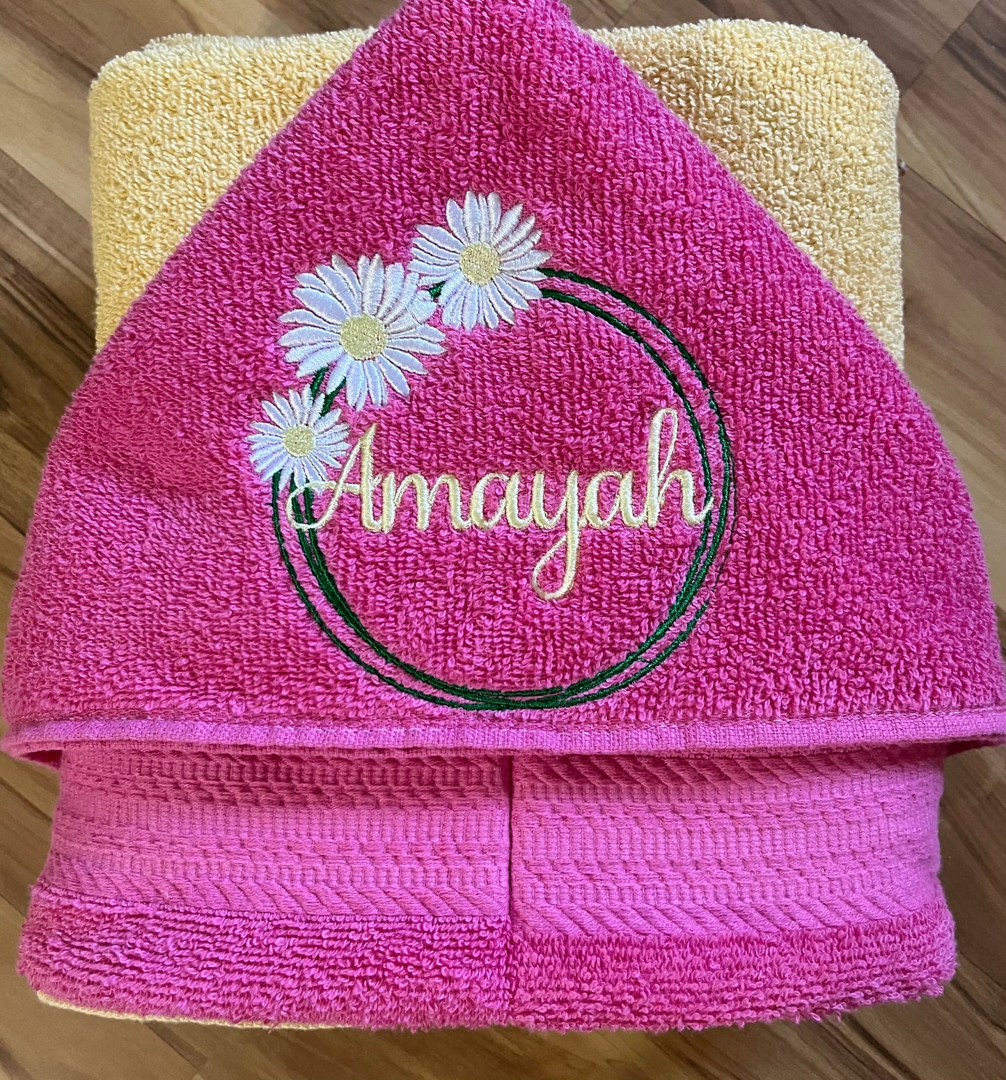 Custom Order for Cecilia Hooded Towel
