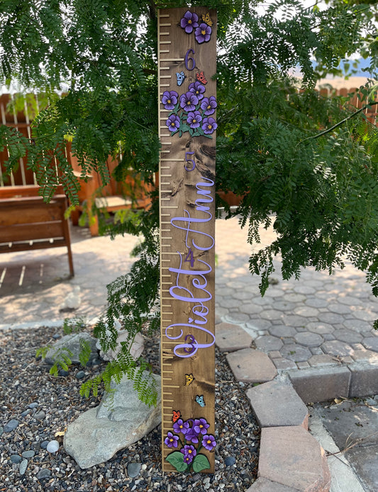 Custom Order for Gabby Growth Chart