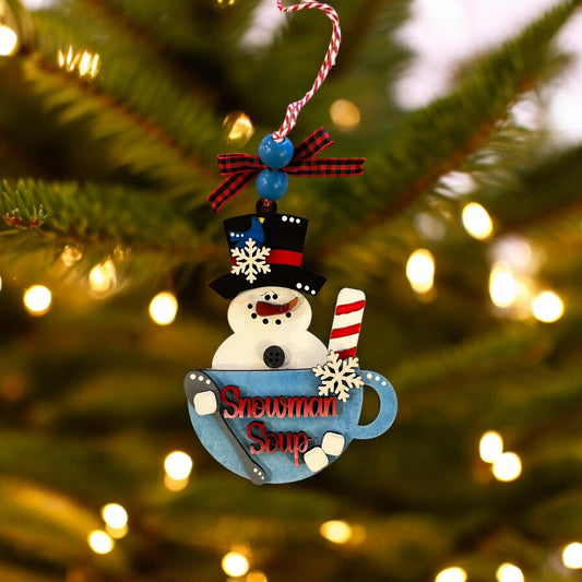 Snowman Soup Ornament