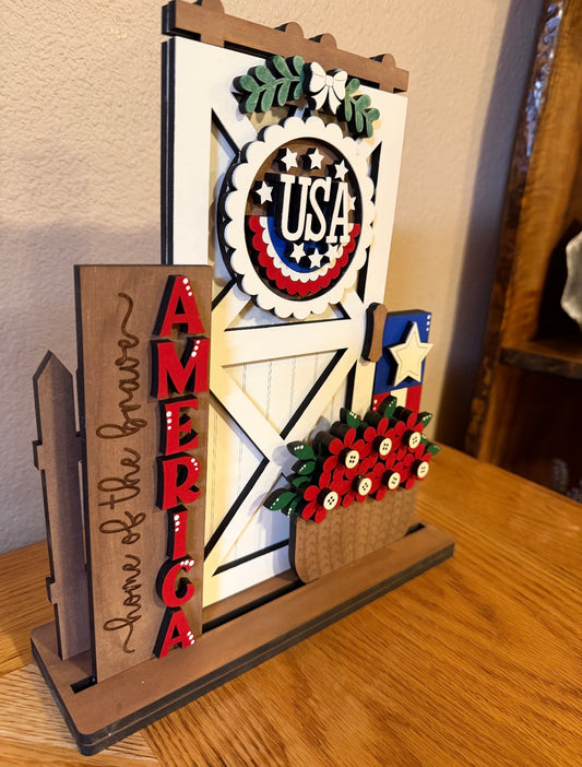 Interchangeable Door USA Insert **Insert Only**