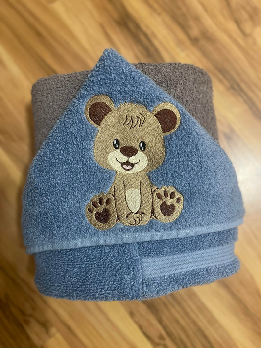 Bear Hooded Towel for Children