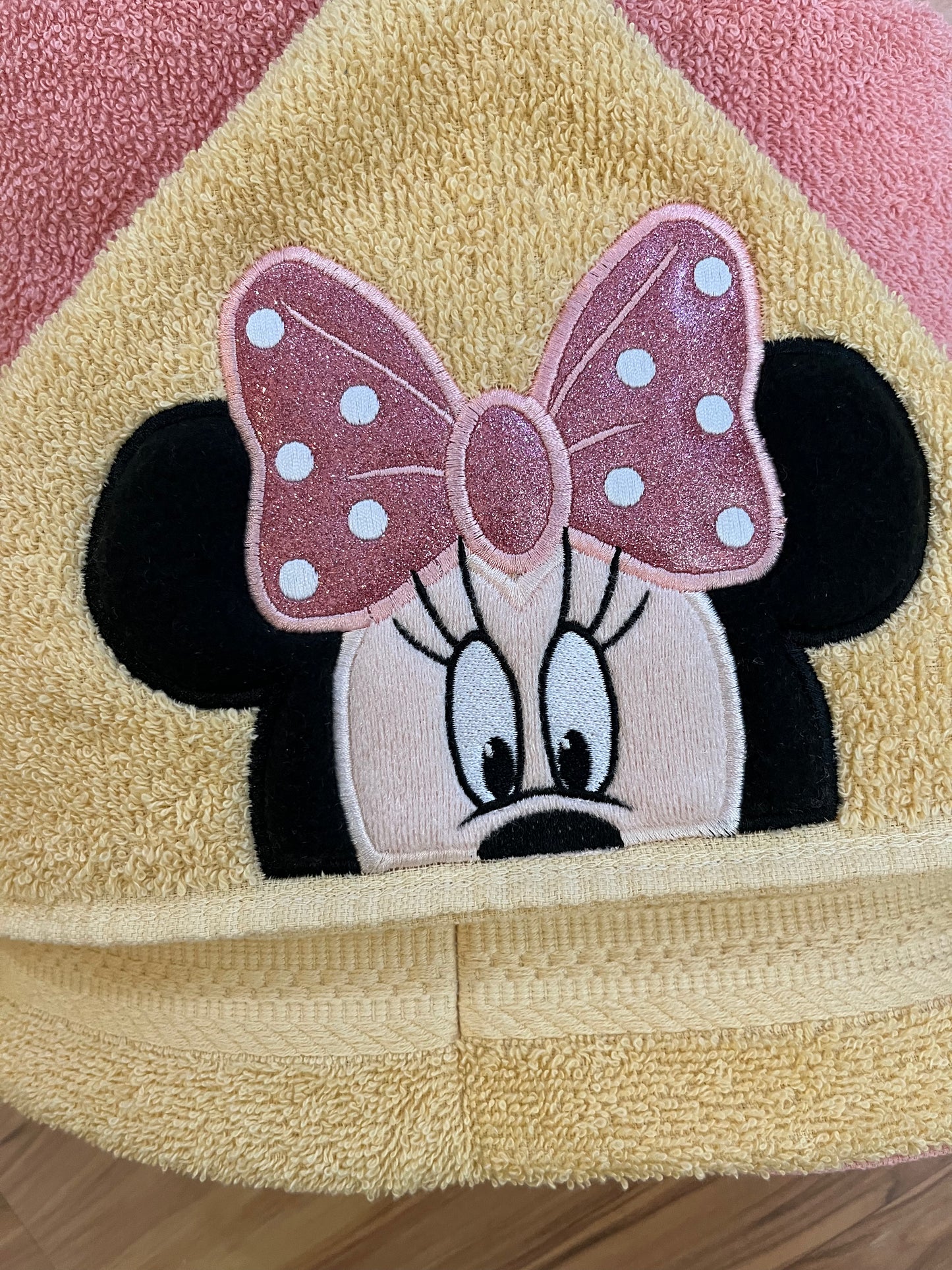 Girl Mouse Hooded Towel for Children