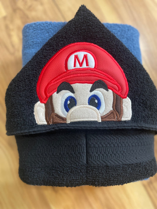 Plumber Bro Hooded Towel for Children