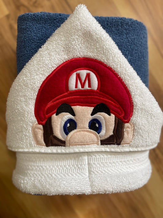 Plumber Bro Hooded Towel for Children