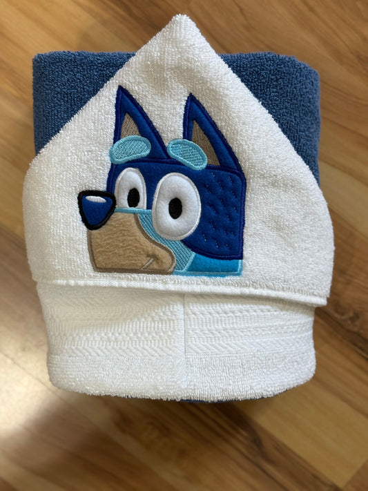 Heeler Pup Hooded Towel for Children