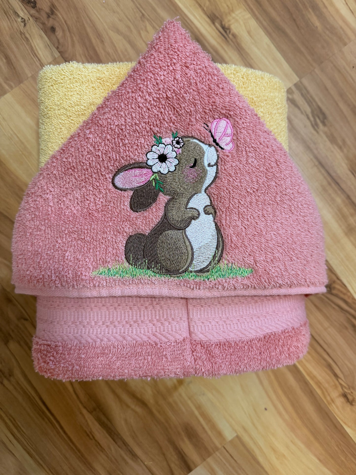 Bunny Hooded Towel for Children
