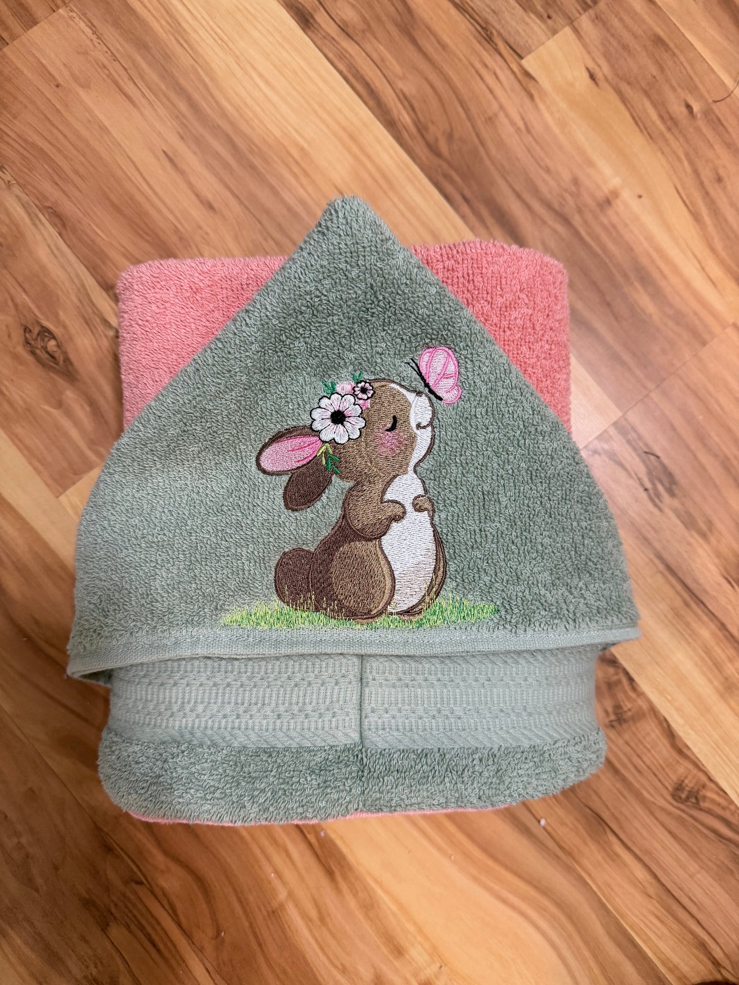 Bunny Hooded Towel for Children