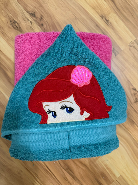 Mermaid Hooded Towel for Children