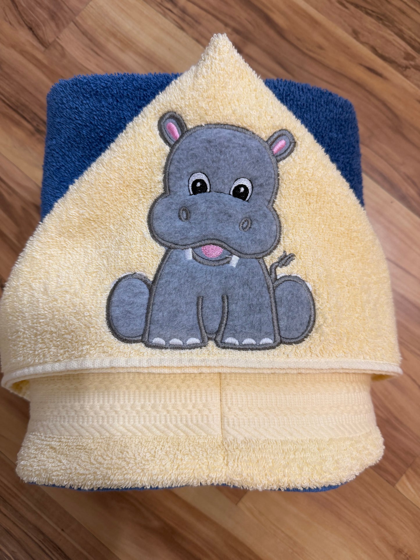 Hippo Hooded Towel for Children