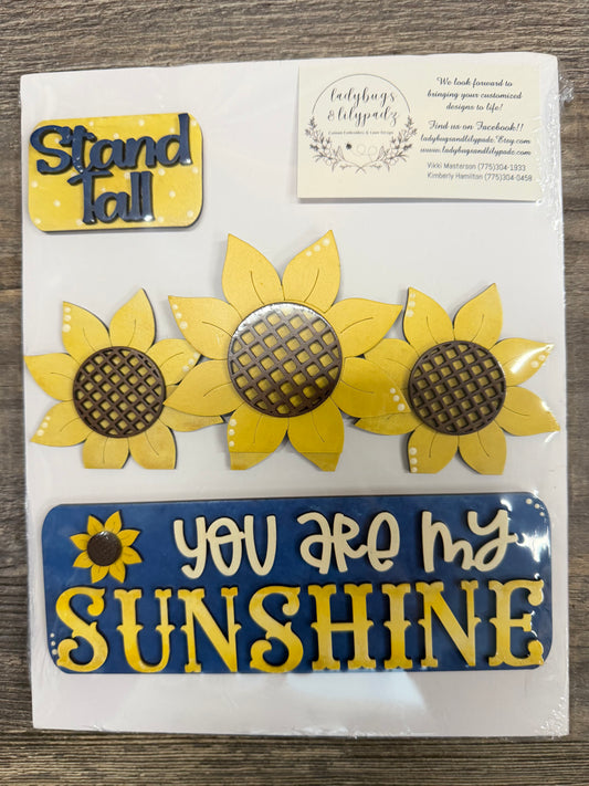 Interchangeable Truck Insert You Are My Sunshine (INSERT ONLY!)