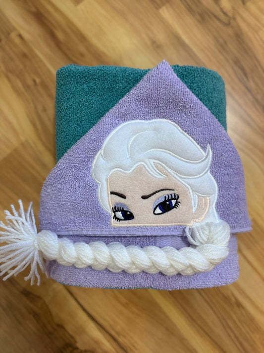 Ice Queen Hooded Towel for Children
