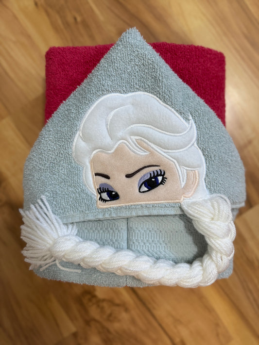 Ice Queen Hooded Towel for Children