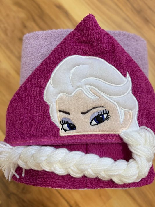 Ice Queen Hooded Towel for Children
