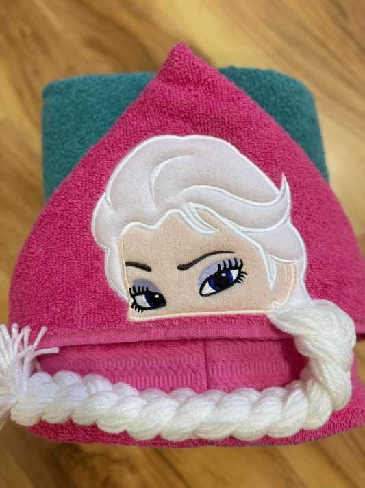 Ice Queen Hooded Towel for Children