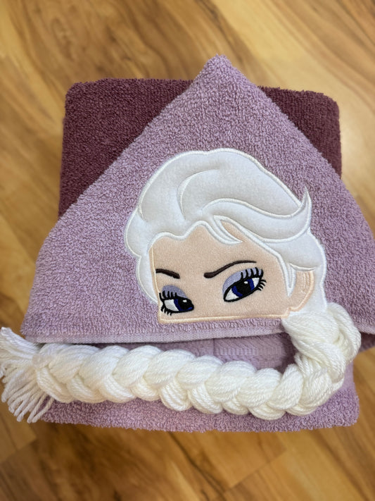 Ice Queen Hooded Towel for Children