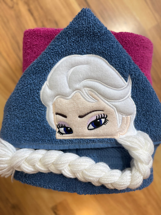 Ice Queen Hooded Towel for Children