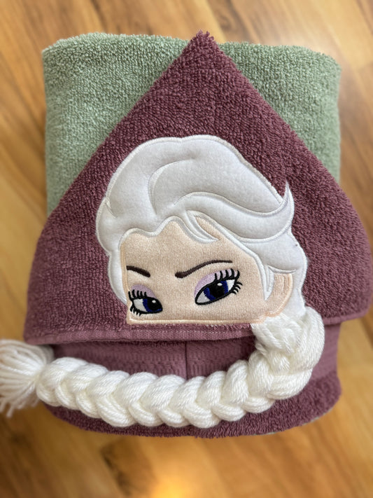 Ice Queen Hooded Towel for Children