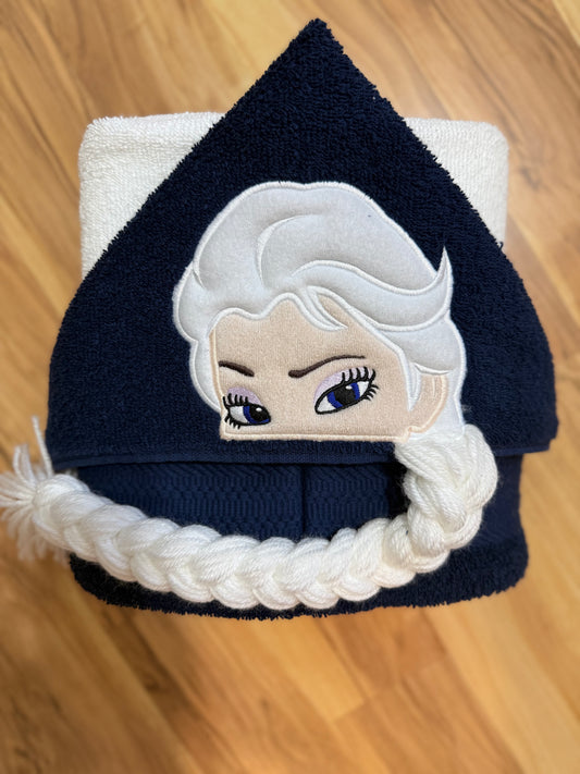 Ice Queen Hooded Towel for Children