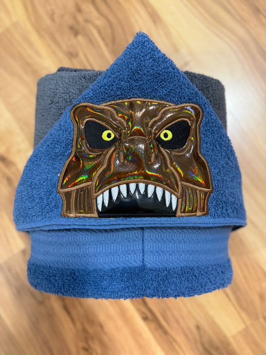 T-Rex Hooded Towel for Children