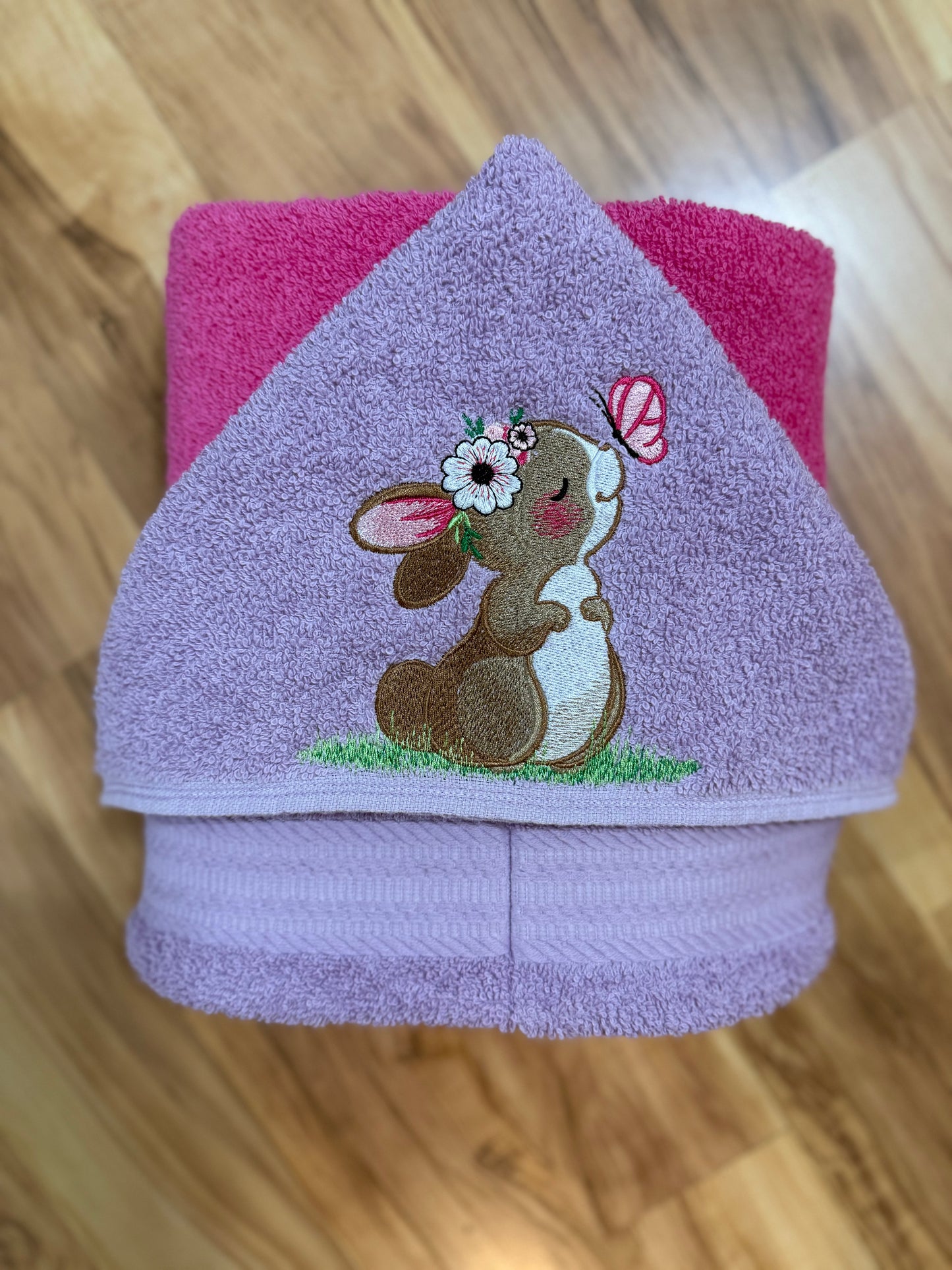 Bunny Hooded Towel for Children