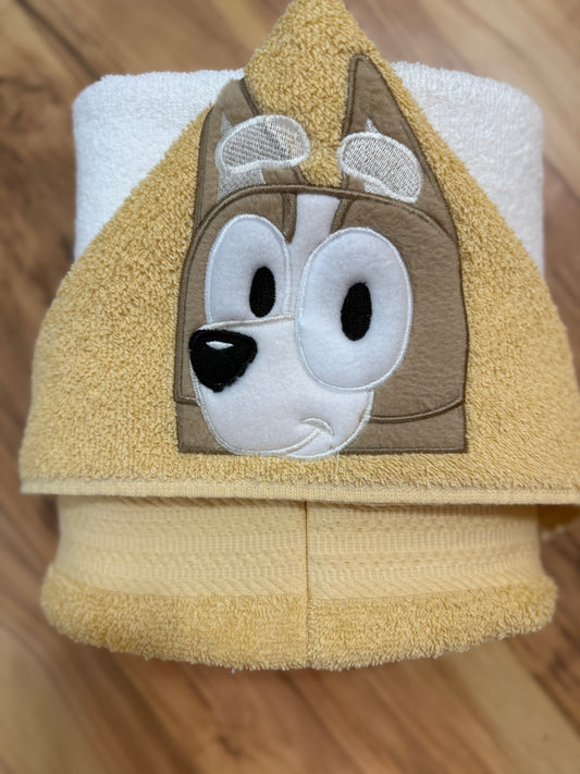 Heeler Sister Hooded Towel for Children