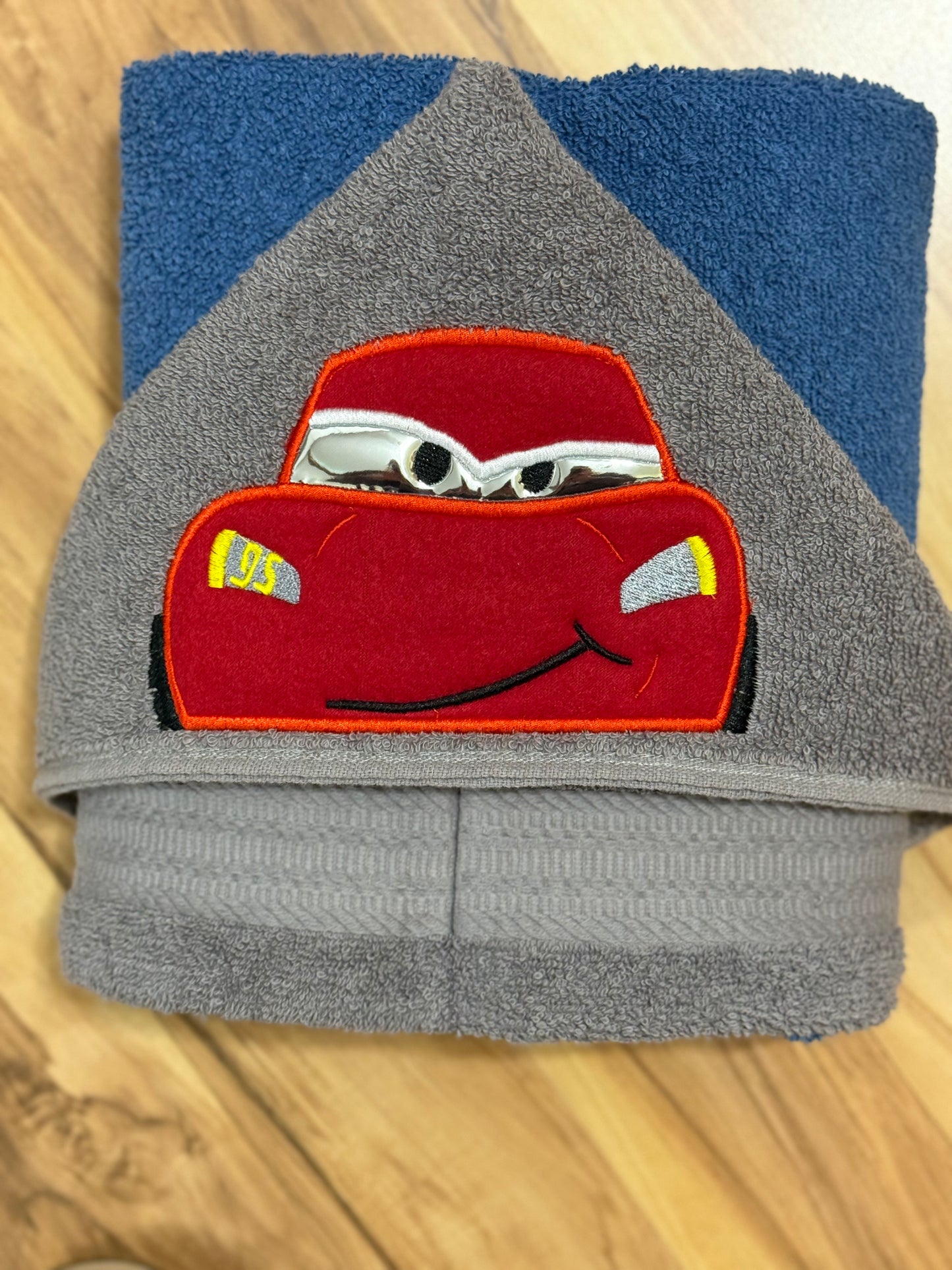 Race Car Hooded Towel for Children