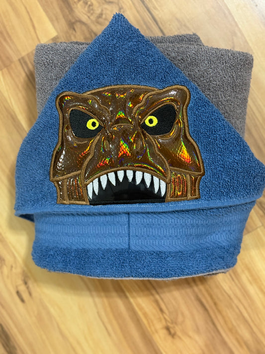 T-Rex Hooded Towel for Children