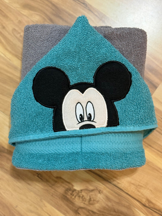 Boy Mouse Hooded Towel for Children