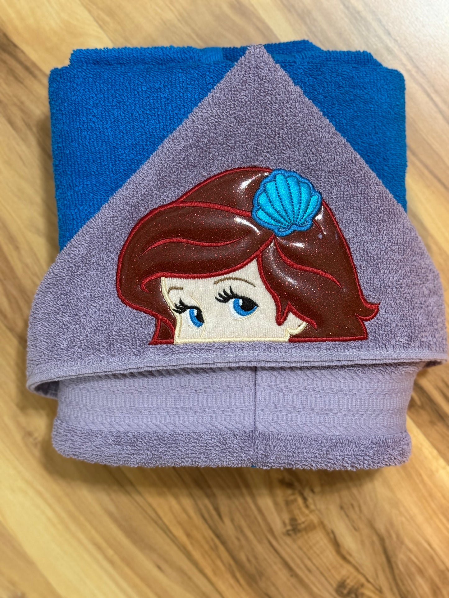 Mermaid Hooded Towel for Children