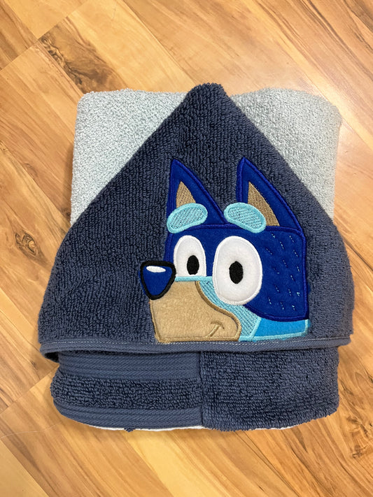 Heeler Pup Hooded Towel for Children