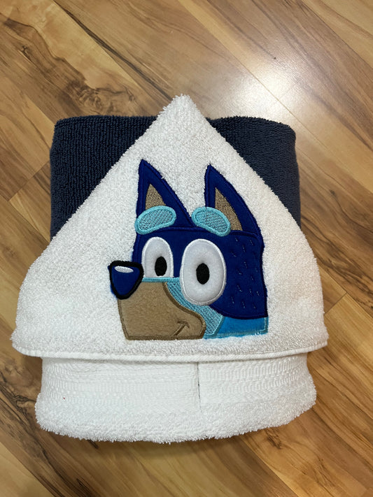 Heeler Pup Hooded Towel for Children
