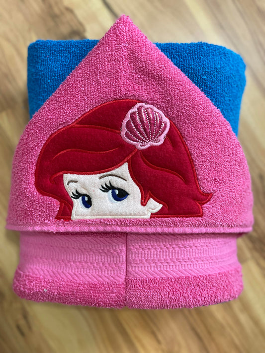 Mermaid Hooded Towel for Children