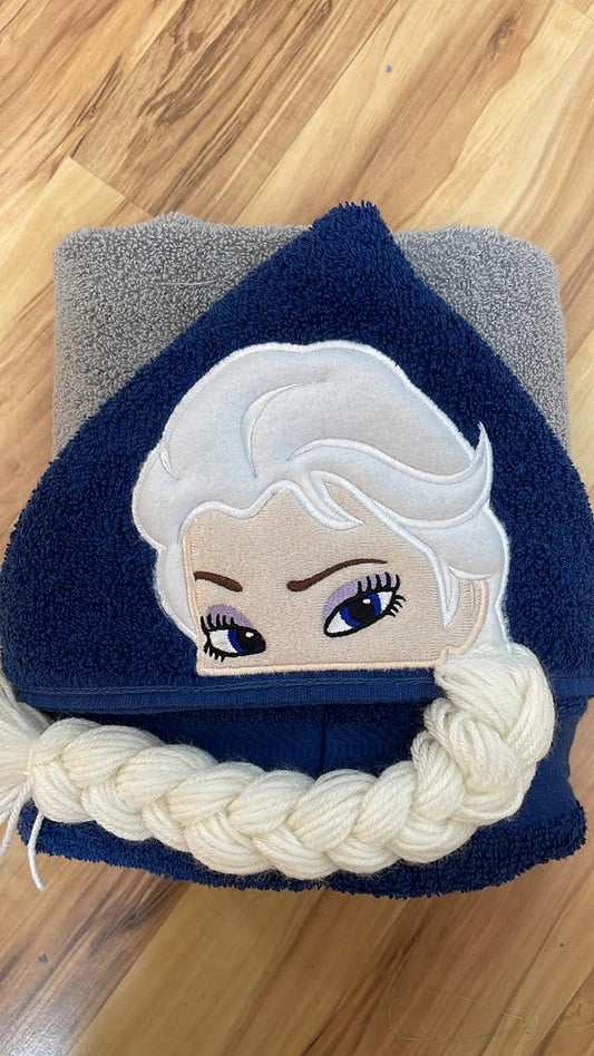 Ice Queen Hooded Towel for Children