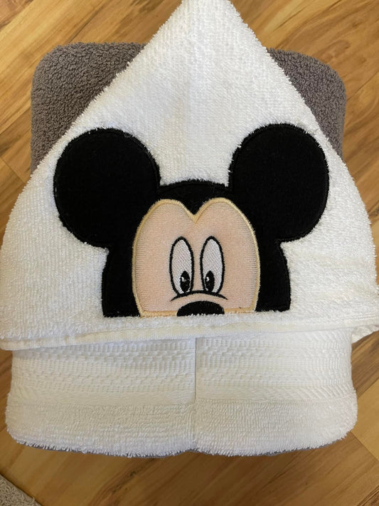 Boy Mouse Hooded Towel for Children