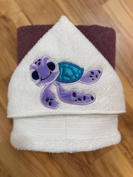 Hooded Towel for Children Turtle
