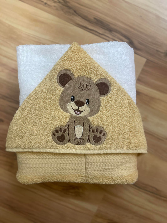 Bear Hooded Towel for Children