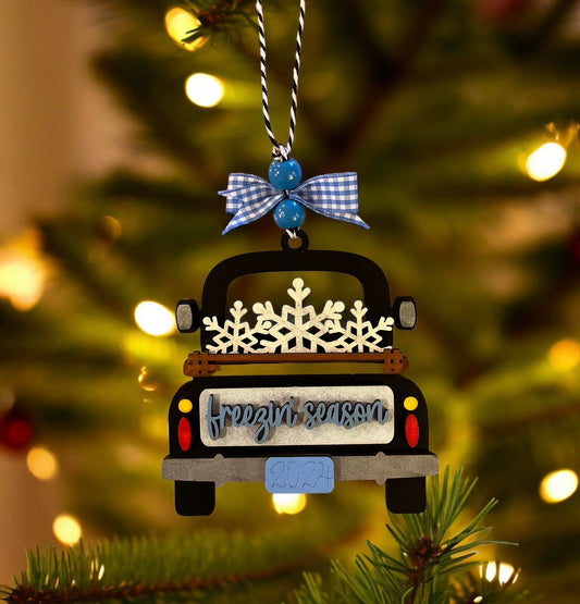 Christmas Truck Ornament