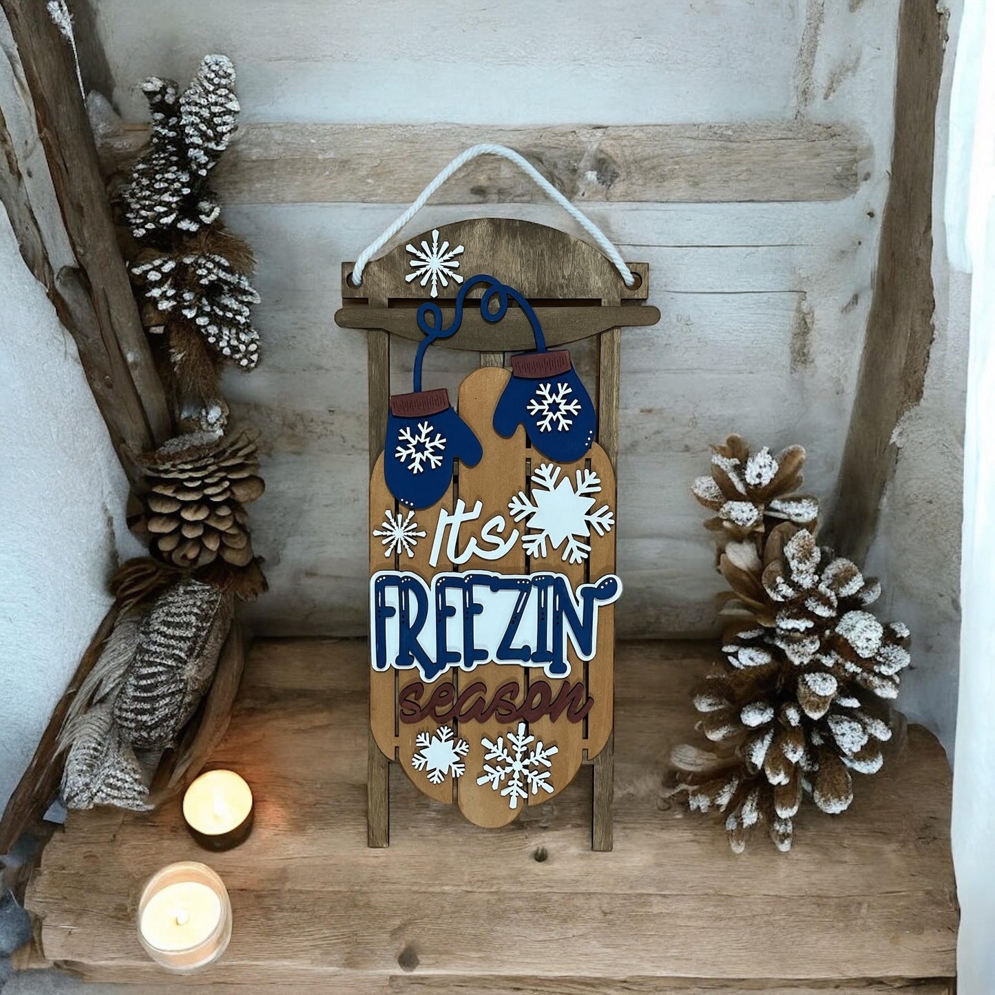 Its Freezin' Season Decorative Sled